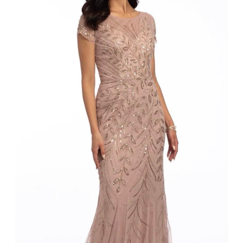 Beautiful couture Pink long dress evening gown used only one time